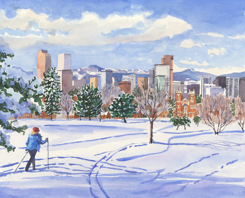 City View in Snow