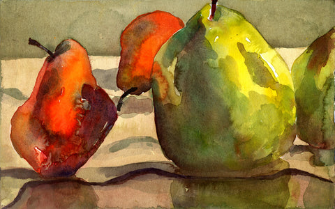 Pears on a Table